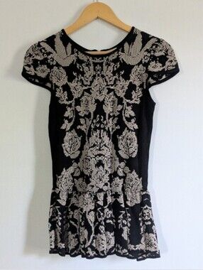 Torn by Ronny Kobo Peplum Top